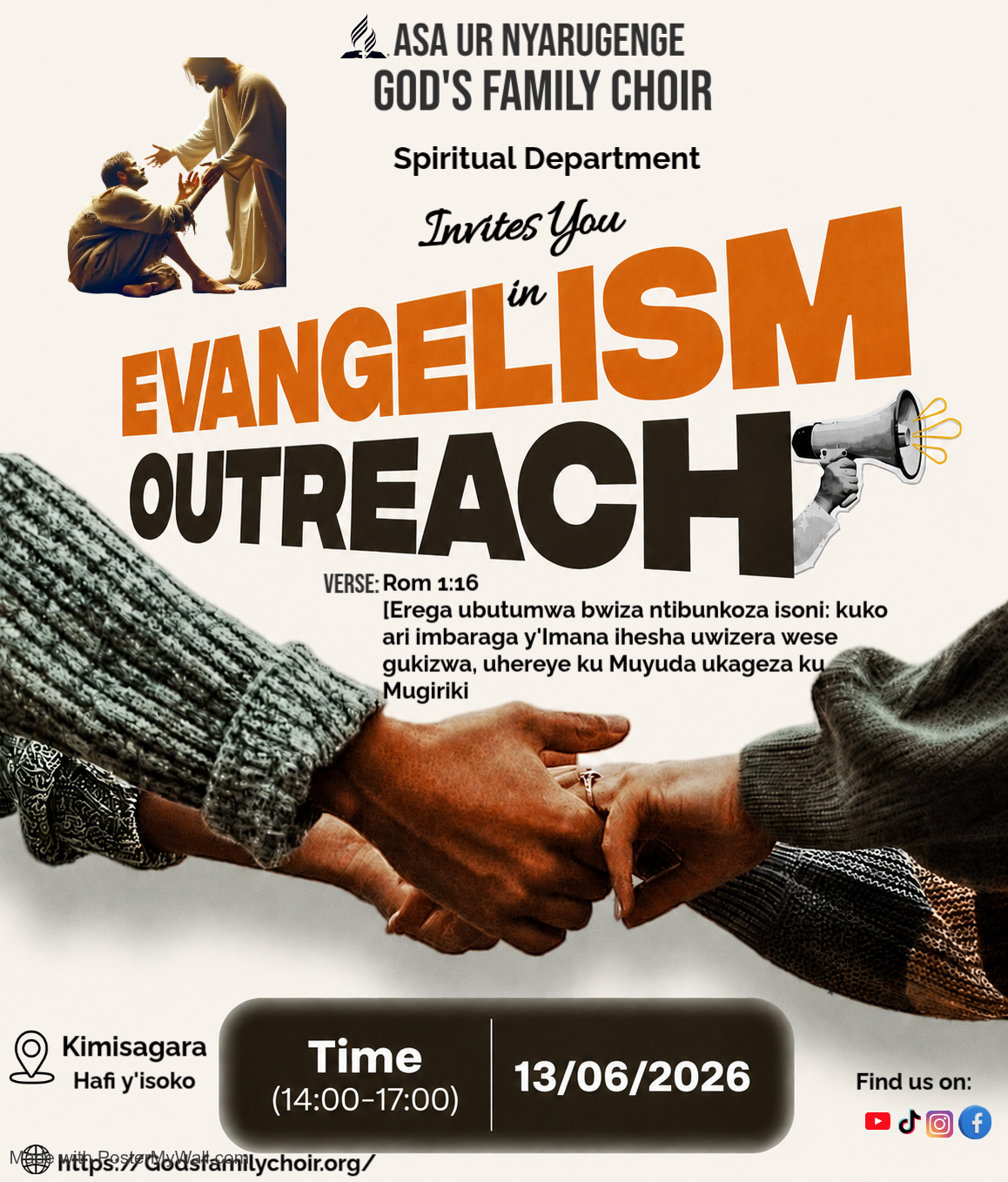 OUTREACH At  KIMISAGARA Near The Market